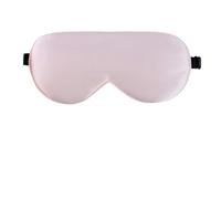 Silk 19 Mulberry Sleeping Eye Patch with Adjustable Strap Mask for Sleep Blocks Light Shade Cover Blindfold(Pink with Bag)