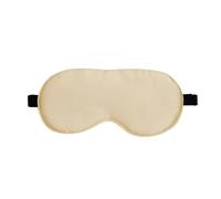 Silk 19 Mulberry Sleeping Eye Patch with Adjustable Strap Mask for Sleep Blocks Light Shade Cover Blindfold(Gold)