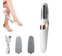 Silk 3 Pro Hard Skin Remover,Electric Foot File, Electric Callus Removers for Feet, Rechargeable Electric Foot Callus Remover Pedicure Kits, Removes Dry Skin for Smoother Feet (White)