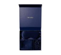 Silk Addict 100 % Mulberry Silk Gift Set - Navy in Navy Blue Silk Addict Navy Blue