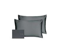 Silk Addict 100% Mulberry Silk Pillowcase Charcoal Twinpack