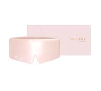 Silk Addict 100% Mulberry Silk Sleep Eye Mask Wrap, Pale Pink, One Size, Lightweight, Comfy, Beauty, Travel, 6A Momme