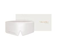 Silk Addict 100% Mulberry Silk Sleep Eye Wrap Mask (Ivory White)