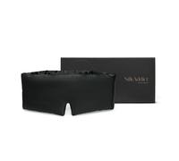 Silk Addict 100% Mulberry Sleep Mask - Navy in Black Silk Addict Black