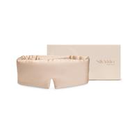 Silk Addict 100% Mulberry Sleep Mask - Navy in Caramel Silk Addict Caramel