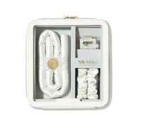Silk Addict Women's 100% Mulberry Silk Heatless Curlers Set - Ivory