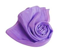 Silk and Bears Pastel Purple Tie-Dye 100% Mulberry Habotai Silk Scarf for Women, 80×180 cm