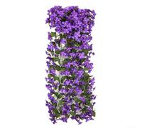 Silk and Plastic Artificial Wisteria For Hanging Vine for Wedding Arch Decor Restaurant Cafe Bedroom Office Decoration (Purple)