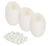 Silk Ball Facial Cleanser Balls, 50pcs Silkworm Finger Rubs Face Care Portable Silk Removal Silkworm Balls Facial Cleanser Skin Care