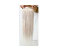 Silk Base Ash Blonde Human Hair Topper with Lace Hair Toupee for Extra Volume And Length Natural Looking Hairpiece for Women Womans Hair Topper(8 inch)