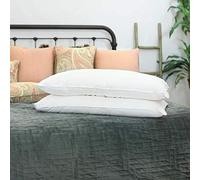 Silk Bedding Direct. Pair of Silk-Filled Pillows. Top Grade Long-Strand Mulberry Silk Wrapped Around a Microfibre Inner Core for Perfect Support. King, 90cm x 50cm/ 36" x 20".