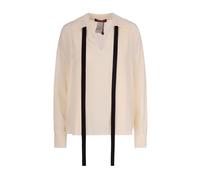 Silk Blouse With Bow Tie - female - Max Mara - Blouses - Beige - S - Blouses & Shirts S