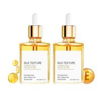 Silk Body Oil, Bath & Shower Oil, Hydrating Shower Body Oi-l, Infused with Shea Butter, Coconut Oi-l, Vitamin E, Moisturizing Face & Bod-y Essence (2PC)