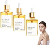 Silk Body Oil, Silk Texture Body Serum, Dark Spot Correcting Glow Serum, Refreshing Non-greasy, Infused with Shea Butter,Coconut Oi-l,Vitamin E, Smooth and Hydrated Skin (3)