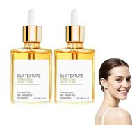 Silk Body Oil, Smooth Perfume Body Bath Oil, Deep Hydration & Firming, After Shower and Bath Skin Moisturizer for Silky Skin, Refreshing Non-Greasy Face and Body Essence Oils (2pcs)
