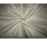 Silk Brocade Jacquard 44" Fabric White Ivory Victorian BRO2[1] by the Yard