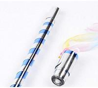 Silk & Cane Magic Tricks 2 pcs Plastic Appearing Cane Silver & Blue