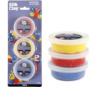 Silk Clay®, blue, yellow, red, 3x14g