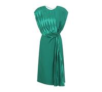 Silk Cocktail Dress - female - Versace - Party Dresses - Green - M - Dresses M