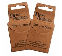 Silk Dental Floss ~ Natural, Biodegradable & Plastic-Free ~ Mint, 50m (2 Packs)