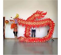 Silk Dragon Dance Lion Dance Performance Head for Folk Stage Party