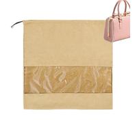 Silk Dust Cover - Cotton Dust Bag for Handbag | Drawstring Bag with Clear Window, Dustproof Drawstring Bag | Vista Print Unique Design Soft Fleece Drawstring Storage Pouch, Perfect for Daily Use and