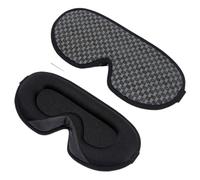 Silk Eye mask 3D Memory Foam Silk Sleep Mask Eye Patches for Eyes Travel Shade Cover Rest Relax Sleeping Blindfold Aid Silk Eye mask for Sleeping(A-Grids(Silk Mask))