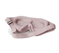 Silk Eye mask 3D Sleep Mask Blindfold Sleeping Aid Eye Soft Memory Foam Face Eyeshade Blockout Light Cover Patch for All Night Sleep(Pink)