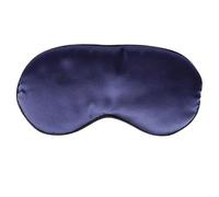 Silk Eye Mask 3pcs 3D Silk Sleep Mask Eye Aid Sleeping Eyeshade Cover Shade Patch Soft Portable Blindfold Travel for Sleep(Dark Blue)