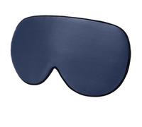 Silk Eye Mask 3pcs Mulberry Silk Sleep Mask Soft and Comfortable Eye Patches Blindfold Smooth Eyeshade Cover Patch for Sleep(Dark Blue)