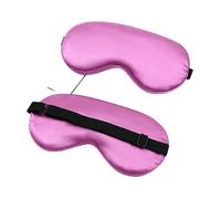 Silk Eye Mask Eye Sleep Mask Eyepatch Striped Imitated Silk Eye Cover Travel Relaxing Sleeping Aid Blindfold Cartoon Sleeping Mask Eyepatch(Purple)