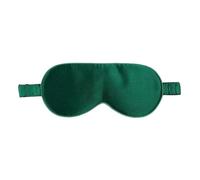 Silk Eye Mask Mulberry Silk Sleep Mask for Man and Woman Eye Cover Large Blindfold for Total Blackout Size 20X8.5cm(Light Green)