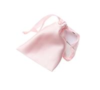 Silk Eye Mask Natural 19 Mulberry Silk Sleep Eye Mask Sleeping Smooth Soft Shade Cover with Elastic Adjustable Strap Blindfold for Sleeping(Only Pink Bag)