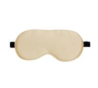 Silk Eye Mask Natural 19 Mulberry Silk Sleep Eye Mask Sleeping Smooth Soft Shade Cover with Elastic Adjustable Strap Blindfold for Sleeping(Gold)