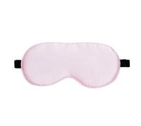 Silk Eye Mask Natural 19 Mulberry Silk Sleep Eye Mask Sleeping Smooth Soft Shade Cover with Elastic Adjustable Strap Blindfold for Sleeping(Pink)