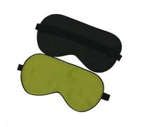 Silk Eye mask Natural Mulberry Silk Sleep Eye Mask 1pc Adult Soft Blindfold Smooth Eyeshade Cover Sleeping Elastic Band for All Night Sleep(Green,2pcs)