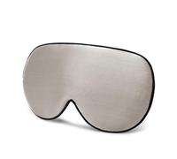 Silk Eye Mask Natural Mulberry Silk Sleep Mask Soft Blindfold Smooth Eye Sleeping Aid Eyeshade Cover Patch Bandage(Gray)
