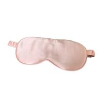 Silk Eye mask Natural Silk Sleeping Eye Mask Shade Patch Breathable Eyeshade Bandage on Eyes for for All Night Sleep(Pink)