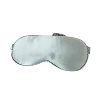 Silk Eye mask Natural Silk Sleeping Eye Mask Shade Patch Breathable Eyeshade Bandage on Eyes for for All Night Sleep(Blue)