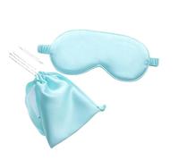 Silk Eye mask Pure Silk Double-Side Shading EyeShade Sleeping Eye Mask Cover Eyepatch Blindfolds Eyeshade Health Sleep Shield Light Silk Eye mask for Sleeping(with A Bag-03)