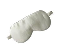 Silk Eye Mask Pure Silk Sleep Eye Mask Both Sides Cover Shade Soft Blindfold Travel Relax Aid Multicolor(Beige)