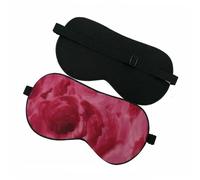 Silk Eye mask Pure Silk Sleep Eye Mask Floral Printed Cover Shade Super Smooth Blindfold Travel Relax Aid Adjustable Multicolor Silk Eye mask for Sleeping(NO.9)