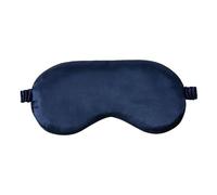 Silk Eye Mask Silk Ruffle Sleep Eye Mask Soft Sleeping Eye Covers Multicolor Night Dream Blackout Eye Patches for Woman Man to Sleep Better(Blue-B)