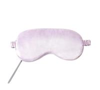 Silk Eye Mask Silk Ruffle Sleep Eye Mask Soft Sleeping Eye Covers Multicolor Night Dream Blackout Eye Patches for Woman Man to Sleep Better(Purple-B)