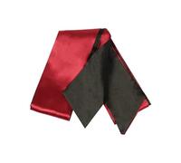 Silk Eye Mask Silk Sleep Mask Eye Cover Cute Blindfold Black Out Masks for Sleeping(Red Black)