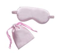 Silk Eye Mask Silk Sleeping Eye Mask with Carrying Pouch Bag Travel Sleep Eyeshade For Women Man Nap Cover Comfortable Eye Patch Help Rest Suitable For Nighttime, Travelling, Napping, Medit(Taro purpl