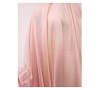 Silk Fabric 50cm*140cm Shell Pink 100% Mulberry Silk Chiffon Fabric Light Breathable Scarf Floating Skirt