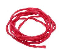 Silk Fabric Strings 2mm Hand Dyed Red 1metre