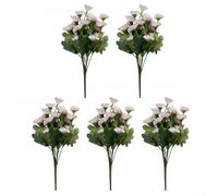 Silk Fake Hydrangea Balls 35cm Plastic for stem Garden Decor(light pink)
