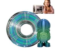 Silk Filament 1.75, Printer Filament - 1.75 mm Shiny Filament, Spool Filament, Two-Tone Printing Filament, Printer Consumables for Most Printers